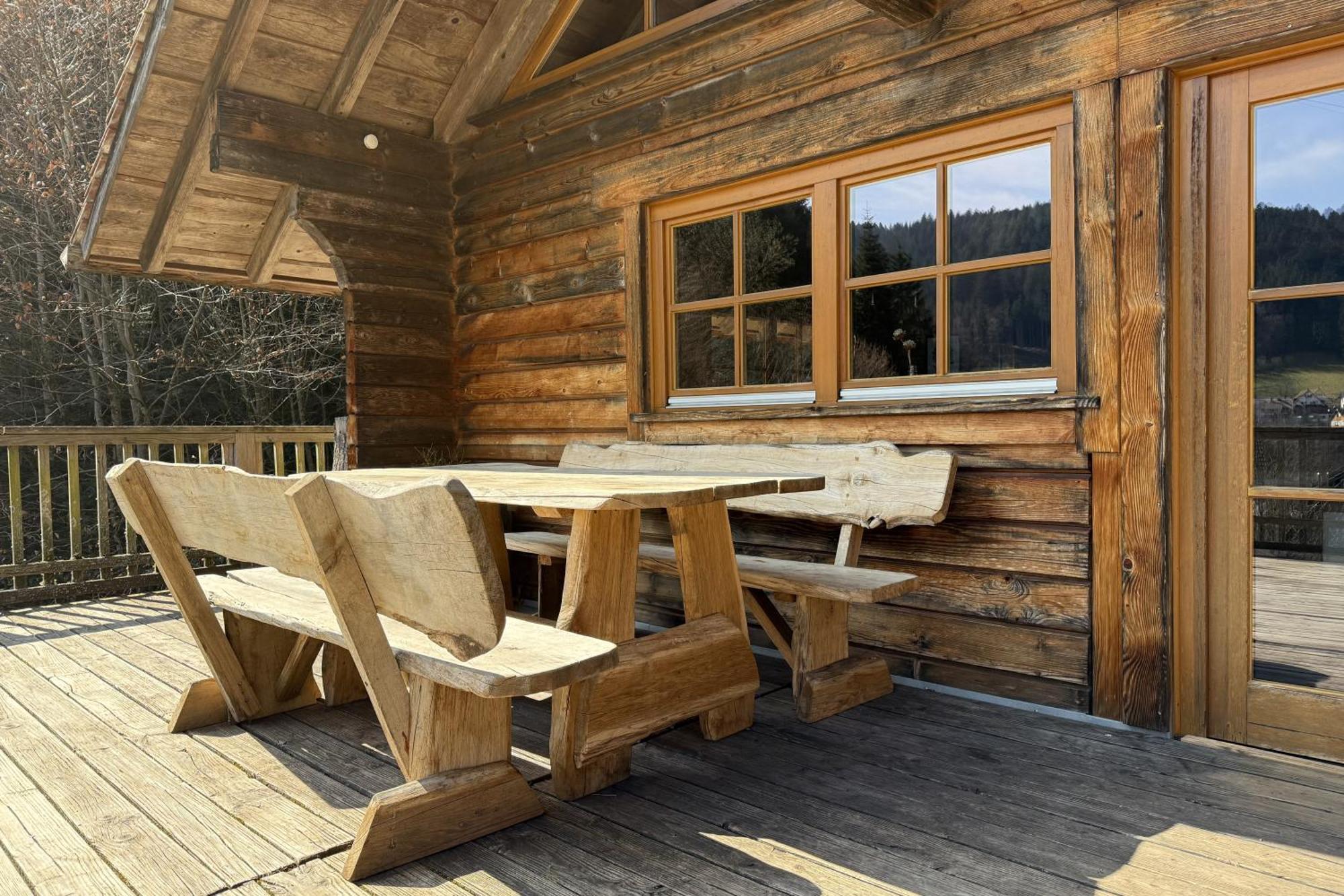 Schwarzwald Blockhaus - Sauna - Kamin - Mit Bettwaesche Und Handtuecher Schenkenzell Exterior foto